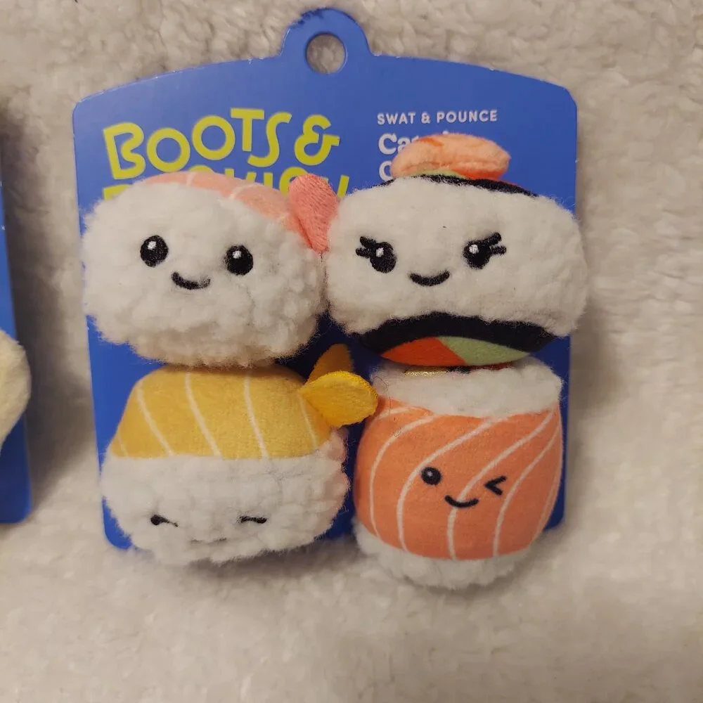 NWT Boots & Barkley Catnip Toys Lot of 6 Pet Play Set